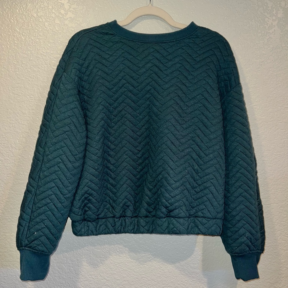 A New Day Teal Quilted Top